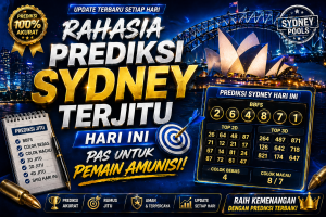 prediksi Sydney terjitu hari ini